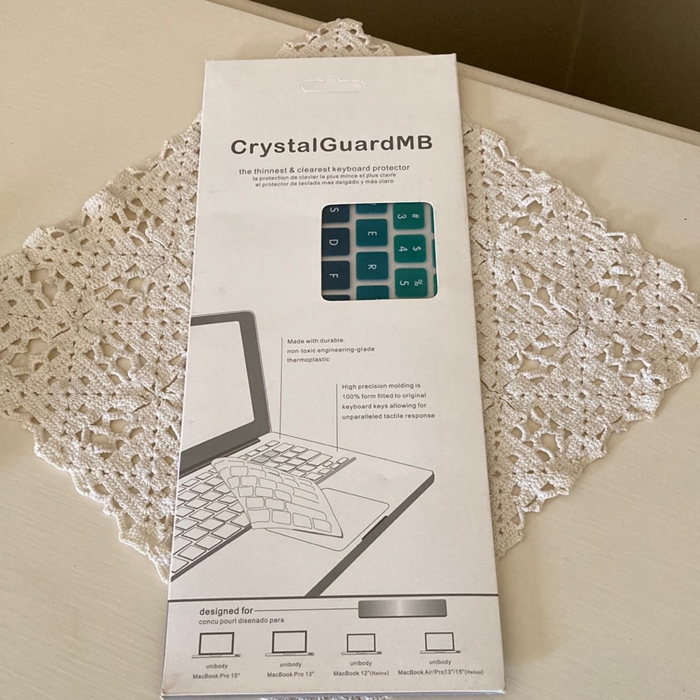 New Crystal Guard MB Amber Keyboard Protector